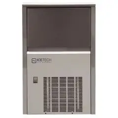 Fabbricatore di ghiaccio a cubetti pieni ad aria Kg 22 ad acqua Kg 24 Icetech SS 25