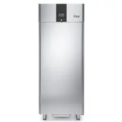 STAGIONATORE IN ACCIAIO INOX 304 - Mod AT68X251 - TEMPERATURA DI ESERCIZIO -3°/+35°C - CAPACITA' Lt 750 - N 1 PORTA - DIMENSIONI cm L 79 x P 109,5 x 202,5 H