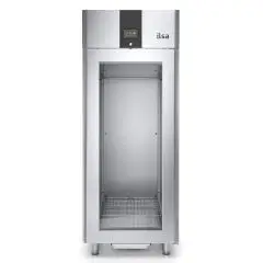STAGIONATORE IN ACCIAIO INOX 304 - Mod AT68V251 - TEMPERATURA DI ESERCIZIO -3°/+35°C - CAPACITA' Lt 750 - N 1 PORTA CON VETRO - DIMENSIONI cm L 79 x P 109,5 x 202,5 H