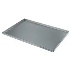 TEGLIA RETTANGOLARE IN ALLUMINIO PER PASTICCERIA E PIZZERIA cm 60x40