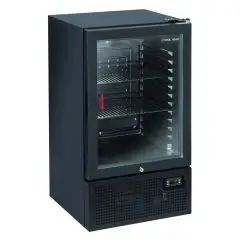 Espositore refrigerato - Mod TKG 120B - Temperatura +1°/+10°C - Capacità Lt  88 - Statico con agitatore - Dimensioni cm L 48,8 x P 50,6 x H 84