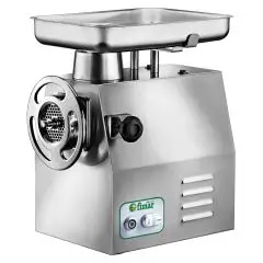 TRITACARNE PROFESSIONALE 32 RSD (gruppo macinazione estraibile) - Gruppo macinazione in alluminio - Con inversione di marcia - Potenza hp 2,2 - 1600W 230V Monofase 50hz - Produzione oraria Kg/h 300-500