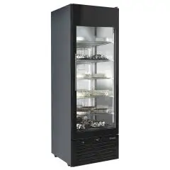 ESPOSITORE VERTICALE REFRIGERATO - MOD. VENERE NVBSG - CAPACITA' LT. 470 - TEMPERATURA +5°/-22°C - Dim. cm. L 66,8 x P 77,3 x h 200 - Norma CE