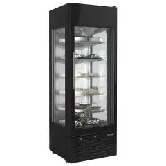 ESPOSITORE VERTICALE REFRIGERATO - MOD. VENERE 70 PS - CAPACITA' LT. 470 - TEMPERATURA -2°/+10°C - Dim. cm. L 66,8 x P 77,3 x h 200 - Norma CE