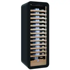 Vetrina refrigerata per vino con capacità Lt 268 e temperatura da +2 a +20 °C Klimaitalia VINARIUS 60 BLACK