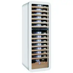 Vetrina refrigerata per vino con capacità Lt 268 e temperatura da +2 a +12 °C e da +12 a +20 °C Klimaitalia VINARIUS 62 WHITE