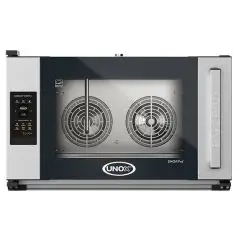 Forno elettrico a convezione con umidificatore per panetteria e pasticceria 4 teglie Unox Rossella Matic TOUCH