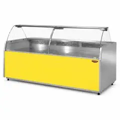 Banco alimentare NEUTRO (senza gruppo e senza evaporatore) - Mod M 80 FB NVC - Temperatura &deg;C +2/+5 - Profondit&agrave; piano espositivo: 66 cm
