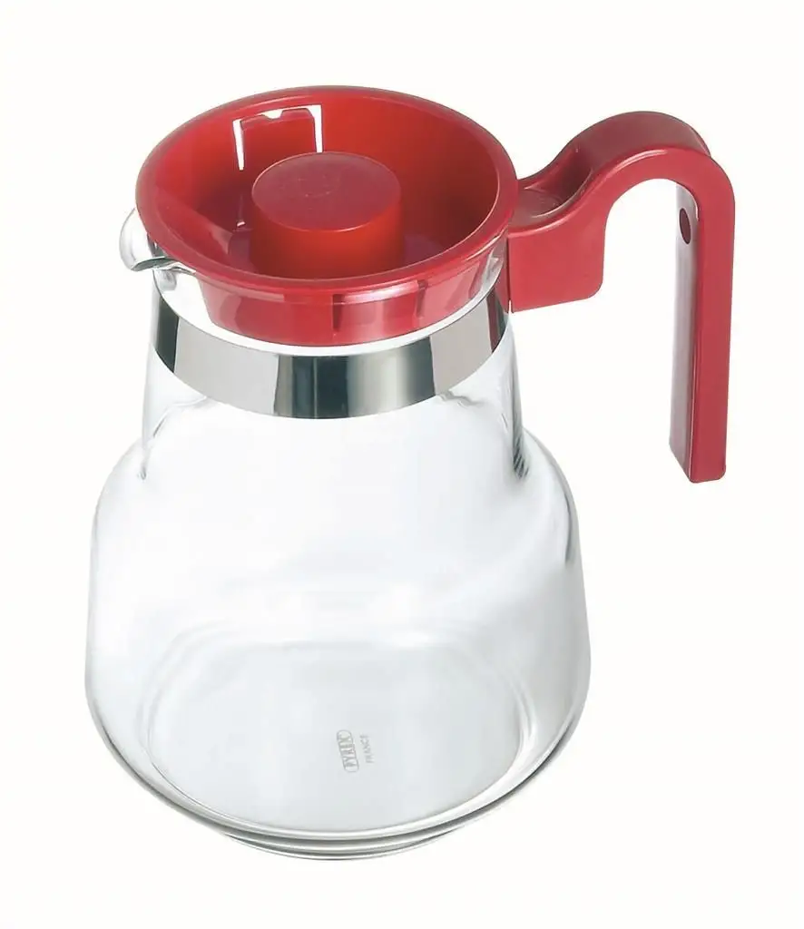 Teiera In Vetro Borosilicato 1,5 L Con Filtro In Acciaio Inox, Antigoccia E Resistente Al Calore, Per Tè E Infusi