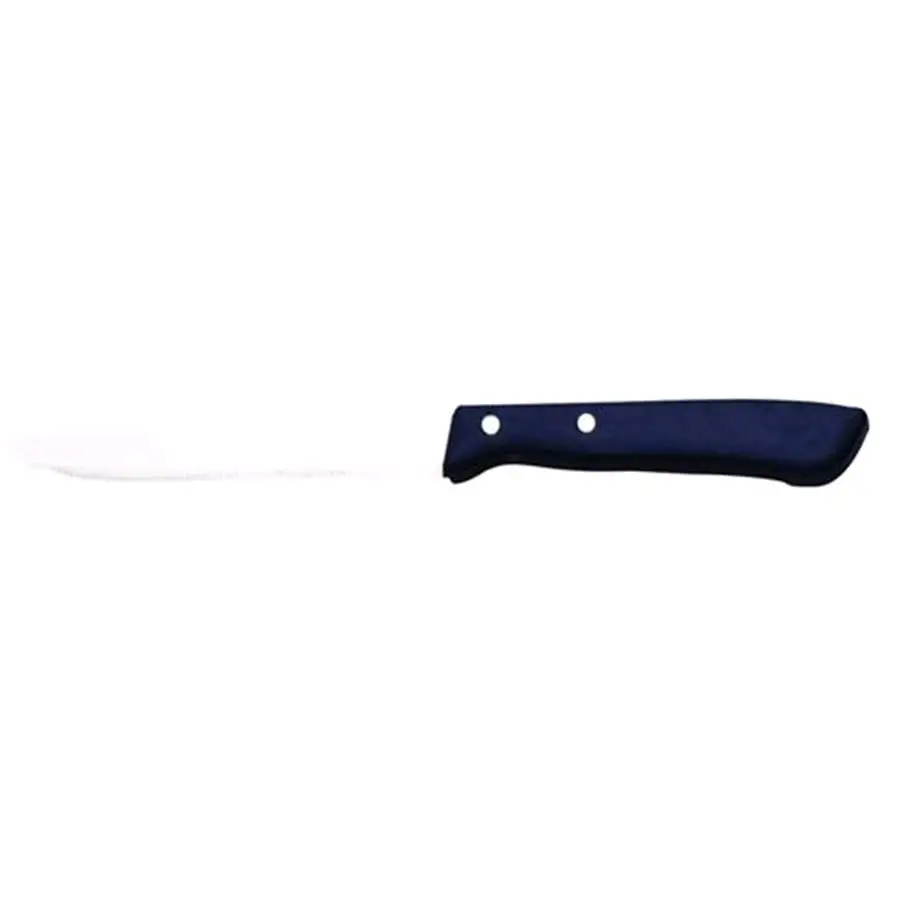 Coltello per focaccia e pizza per taglio netto tranci in acciaio inox con due manici in polimero antiscivolo - lunghezza lama rigida e dritta cm. 40