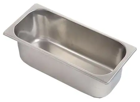 Bocguy 3 Pcs Contenitori Rettangolari In Acciaio Inox, Vaschette