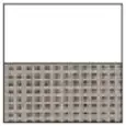 Finitura telaio colore bianco, finitura rete colore blu