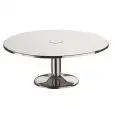 Alzata Tonda in Inox - ABERT - Diametro 22 cm - Altezza cm 95 - Imballo confezione da n. 1 Unità