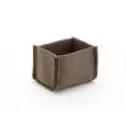 Cestino Portabustine Juta in Fibre Naturali - ABERT - Codice AVARI210 - Dimensioni cm 6x8 - Altezza  6 - Imballo confezione da n. 1 Unità
