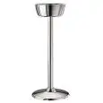 Colonna Porta Secchiello  in Inox - ABERT Linea BASIC - Codice V01052067 - Diametro 23 cm - Altezza  67 - Imballo confezione da n. 1 Unità