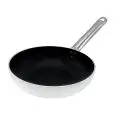 Padella Cilindrica 1 Manico  in Alluminio Antiaderente - AGNELLI Linea ALLUMINIO ANTIADERENTE - 3 MM - Codice ALSA111S - Spessore mm 3 - Diametro 40 cm - Altezza cm 75 - Imballo confezione da n. 1 Unità