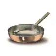 Padella 1 Manico in Rame Stagnato - AGNELLI Linea RAME LISCIO STAGNATO - 2 MM - Codice ALCU111 - Spessore mm 2 - Diametro 20 cm - Altezza cm 5 - Imballo confezione da n. 1 Unità