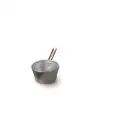 Casseruola Conica 1 Manico in Alluminio - AGNELLI Linea ALLUMINIO 109 - 3 MM - Codice ALMA109 - Spessore mm 3 - Capacità 19 lt - Diametro 18 cm - Altezza cm 10 - Imballo confezione da n. 1 Unità