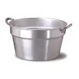 Paiolo 2 Manici  in Alluminio - AGNELLI Linea SUD - ALLUMINIO - 2 MM - Codice FAMA85S - Spessore mm 2 - Capacità 667 lt  - Diametro 50 cm - Altezza cm 34 - Imballo confezione da n. 1 Unità