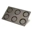 Teglia 1/1  in Antiaderente - AGNELLI Linea FORNO - GASTRONORM - Codice COSA183/S - Dimensioni cm 53X32.5 - Altezza cm 6 - Imballo confezione da n. 1 Unità