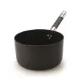 Casseruola Alta 1 Manico in Alluminio Antiaderente B Cristal - AGNELLI Linea AL BLACK - 3 MM - Codice ALSC105SSC - Spessore mm 3 - Capacità 33 lt - Diametro 20 cm - Altezza cm 11 - Imballo confezione da n. 1 Unità