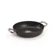 Tegame  in Alluminio Antiaderente B Cristal - AGNELLI Linea AL BLACK - 3 MM - Codice ALSA110SS - Spessore mm 3 - Diametro 36 cm - Altezza cm 8 - Imballo confezione da n. 1 Unità