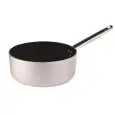 Casseruola Bassa 1 Manico  in Alluminio Antiaderente - AGNELLI Linea ALLUMINIO ANTIADERENTE - 3 MM - Codice ALSA107S - Spessore mm 3 - Capacità 65 lt  - Diametro 28 cm - Altezza cm 95 - Imballo confezione da n. 1 Unità