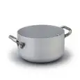 Casseruola Alta 2 Manici  in Alluminio - AGNELLI Linea ALLUMINIO INDUZIONE - 3 MM - Codice ALMA104PI - Spessore mm 3 - Diametro 28 cm - Altezza cm 16 - Imballo confezione da n. 1 Unità