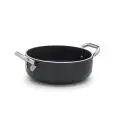 Casseruola Bassa 2 Manici in Alluminio Antiaderente B Cristal - AGNELLI Linea AL BLACK - 5 MM - RADIANTE - Codice ALSA2106SSPI - Spessore mm 5 - Capacità 64 lt - Diametro 28 cm - Altezza cm 95 - Imballo confezione da n. 1 Unità
