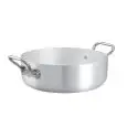 Casseruola Bassa 2 Manici in Alluminio - AGNELLI Linea ALLUMINIO INDUZIONE 1907 - 3 MM - Codice ALCX1106PI - Capacità 78 lt - Diametro 32 cm - Altezza cm 105 - Imballo confezione da n. 1 Unità