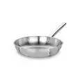 Padella Svasata Alta 1 Manico  in Alluminio/Inox - AGNELLI Linea ALUINOX TRILAMINATO - 3 MM - Codice ALIX111BALIN - Spessore mm 3 - Diametro 28 cm - Altezza  7 - Imballo confezione da n. 1 Unità