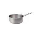 Casseruola Bassa 1 Manico in Inox - AGNELLI Linea ACCIAIO INOX INDUZIONE - 3 MM - Codice COIX3107E - Spessore mm 3 - Diametro 24 cm - Altezza 10 - Imballo confezione da n. 1 Unità