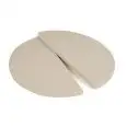 Mezzelune per Cotture Indirette  in ceramica cordierite - AGNELLI Linea BB PRO KAMADO - Codice BAHMC - Diametro 31 cm - Altezza  6 - Imballo confezione da n. 1 Unità