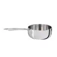 Casseruola Bassa 1 Manico  in Alluminio - Inox - AGNELLI Linea ALU-INOX 5 PLY - Codice ALUM110720 - Spessore mm 4 - Capacità 25 lt  - Diametro 20 cm - Altezza  8 - Imballo confezione da n. 1 Unità