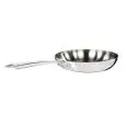Padella 1 Manico  in Alluminio - Inox - AGNELLI Linea ALU-INOX 5 PLY - Codice ALUM111120 - Spessore mm 4 - Diametro 20 cm - Altezza  45 - Imballo confezione da n. 1 Unità