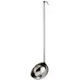 Mestolino Forato in Inox 18/C - ASTOR - Codice 11 - Diametro 6 cm - Dimensioni cm 29 - Imballo confezione da n. 1 Unità