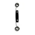 Scavino Due Usi  in Legno/Inox - AUSONIA - Codice 71172 - Imballo confezione da n. 1 Unità