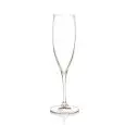 Calice Champagne Flute  in Vetro Luxion - RCR Linea INVINO - Codice 27610020006 - Capacità 24 cl 8  1/4 z - Diametro 58 mm - Altezza mm 238 - Imballo confezione da n. 6 Unità