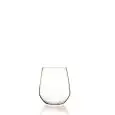 Bicchiere  in Vetro Luxion - RCR Linea UNIVERSUM - Codice 25952020006 - Capacità 425 cl 14  1/2 z - Diametro 89 mm - Altezza mm 99 - Imballo confezione da n. 6 Unità
