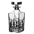Bottiglia Whisky Quadra  - RCR Linea ETNA - Codice 516490 - Capacità 81 cl 27 z - Altezza  189 - Imballo confezione da n. 1 Unità