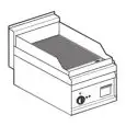Fry Top elettrico professionale da banco piastra rigata in acciaio Allforfood FTR/4EM linea ELLE