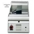 Fry Top a gas professionale da banco piastra liscia in acciaio Allforfood FTL/4G linea ELLE