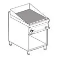 Fry Top elettrico professionale piastra rigata cromata superchrome Allforfood FTR/76ETS linea ELLE