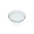 Tortiera Tonda Festonata  in Vetro Borosilicato - PYREX - Codice 818 - Diametro 26 cm - Imballo confezione da n. 1 Unità