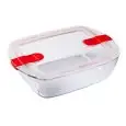 Contenitore Rettangolare  in Vetro Borosilicato/Polipropilene - PYREX - Codice 214 PH00 - Capacità 40 cl  - Dimensioni cm 17x10 - Altezza cm 55 - Imballo confezione da n. 1 Unità
