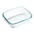 Teglia Rettangolare  in Vetro Borosilicato - PYREX Linea AIRFRYER - Codice 215B - Capacità 11 lt  - Dimensioni cm 23x15 - Altezza  7 - Imballo confezione da n. 1 Unità