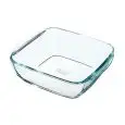 Teglia Quadrata in Vetro Borosilicato - PYREX Linea AIRFRYER - Codice 212B - Capacità 22 lt - Dimensioni cm 25x22 - Altezza 7 - Imballo confezione da n. 1 Unità
