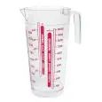 Caraffa Graduata in Plastica - COSMOPLAST - Codice 415 - Capacità 1 lt - Imballo confezione da n. 1 Unità