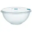 Coppa Con Coperchio  in Plastica - COSMOPLAST Linea OASI - Codice 528 - Diametro 38 cm - Altezza cm 18 - Imballo confezione da n. 1 Unità