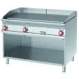 Fry Top elettrico professionale piastra liscia cromata superchrome Allforfood FTL/712ETS3 linea ELLE